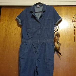 No Boundaries Denim Boiler Jumpsuit